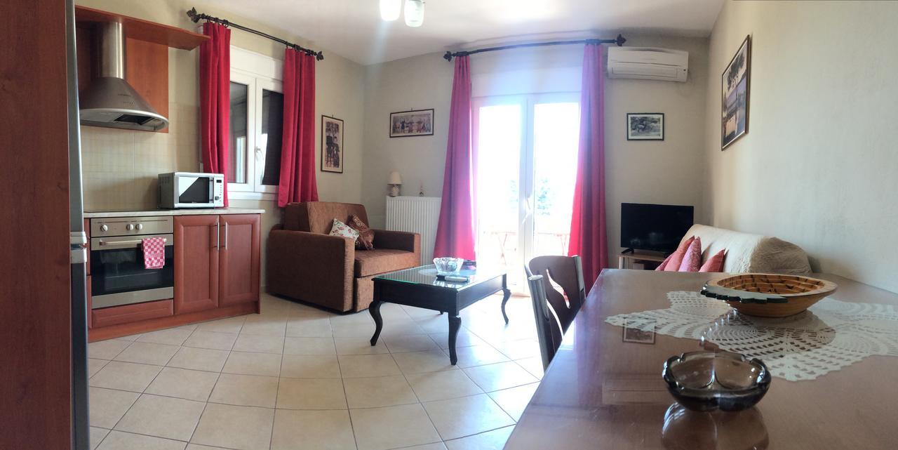 Ilyda Residence Apts Skala Kallonis Bagian luar foto