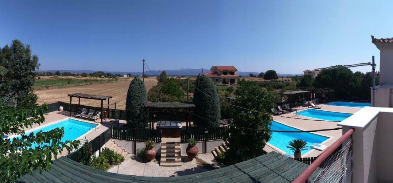 Ilyda Residence Apts Skala Kallonis Bagian luar foto